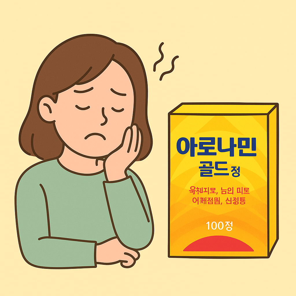 아로나민 골드 효능과 부작용, 복용 시 주의사항