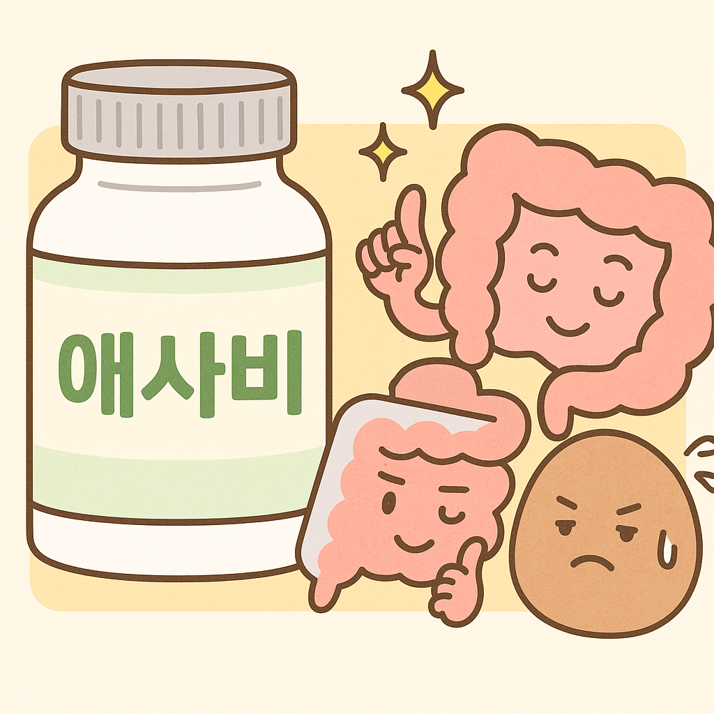 애사비 성분에 숨겨진 기능은? 장 건강·식욕 억제 효과와 복용 시 주의할 점