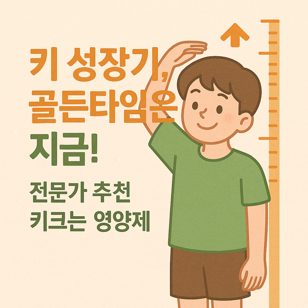 키 크는 영양제 TOP5